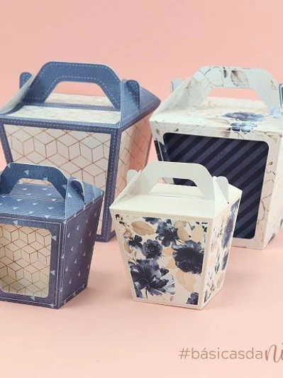 Arquivo Kit Master Caixas Sushi Com Alça - Molde Limpo - Nilmara Quintela