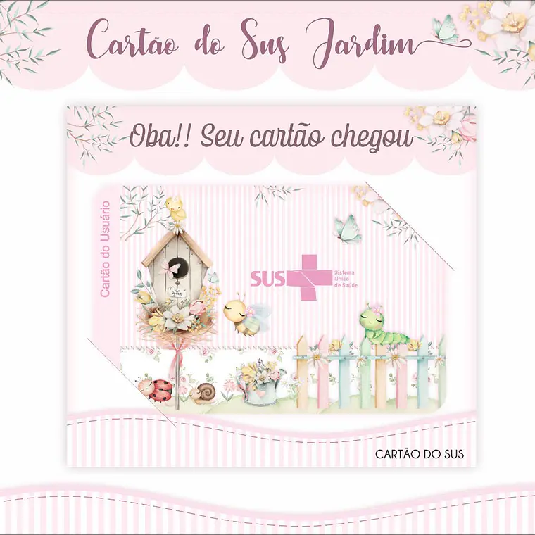 Encadernação Kit Caderneta Jardim 4
