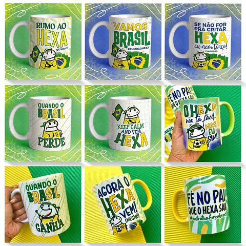 Kit Sublimação Canecas Copa Flork