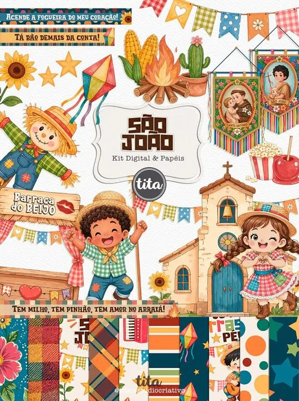 Kit Digital Combo São João + Copa Junina - Tita 3