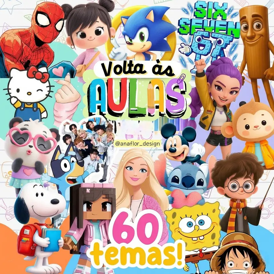 kit Digital Super Combo Coleção 60 Temas 1