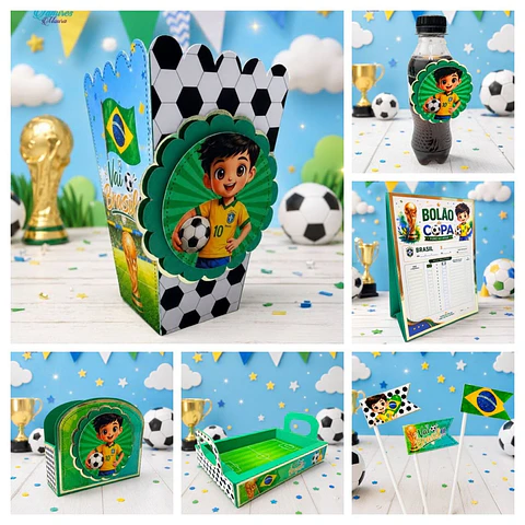 Arquivo Kit Decoração Copa Do Mundo - Tamires Moura