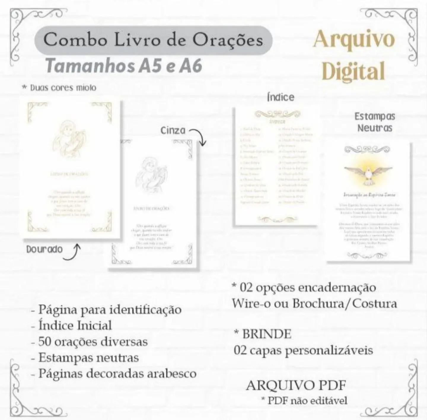 Arquivo Digital Livrinho batizado Orações 5