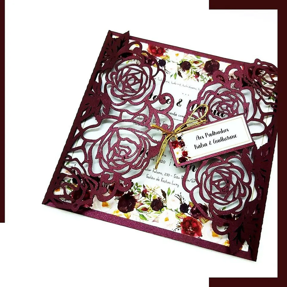 Arquivo Casamento Floral Marsala - Pdf e Studio 8