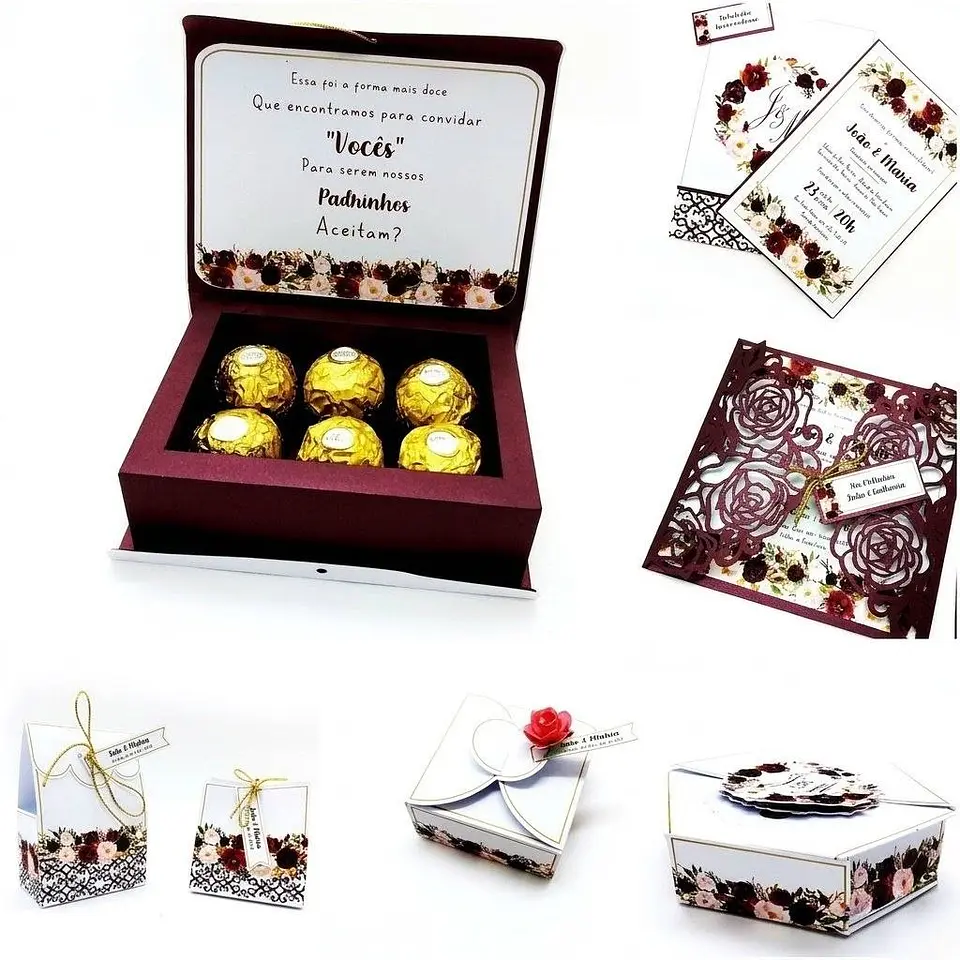 Arquivo Casamento Floral Marsala - Pdf e Studio 1