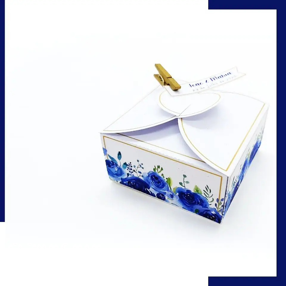 Arquivo Casamento Floral Azul - Pdf e Studio 7