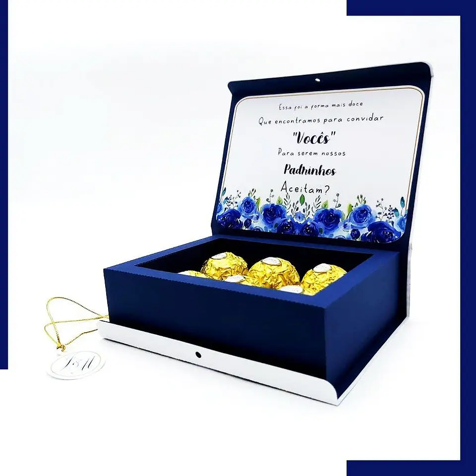 Arquivo Casamento Floral Azul - Pdf e Studio 6