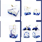 Arquivo Casamento Floral Azul - Pdf e Studio - Thumbnail 2