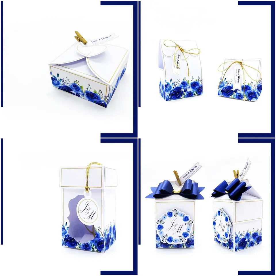 Arquivo Casamento Floral Azul - Pdf e Studio 2