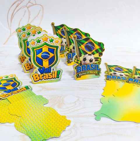 Arquivo Porta Baton Copa Brasil - Kit Criações