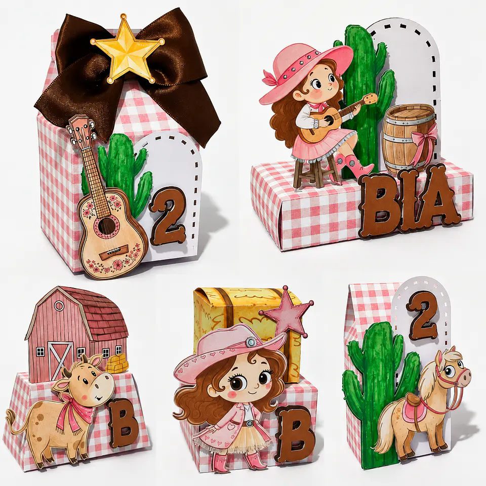 Arquivo Cowgirl Faroeste Aquarela - Pdf e Studio 1