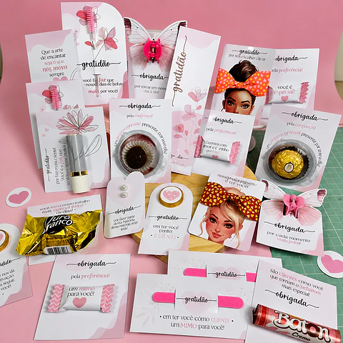 Arquivo Kit Gratidão Mimo Para Cliente - Bella Ideia