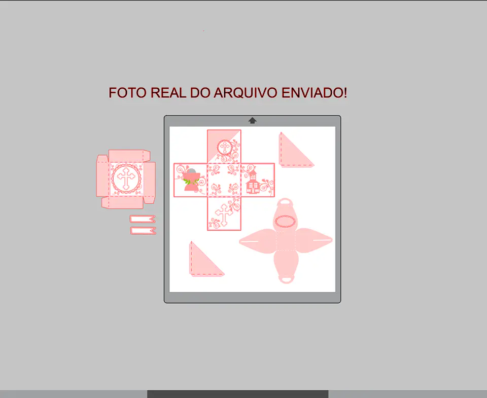 Arquivo Caixa explosão Mini Terço Batizado 2