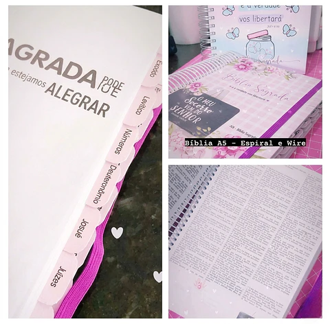 Arquivo Digital 2 Bíblias Anote Ilustradas com Abas - encaderna com amor