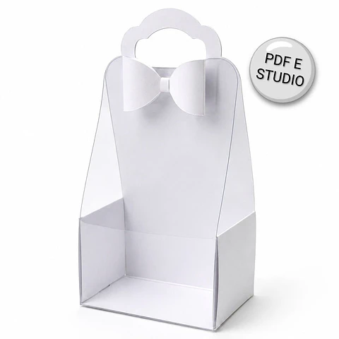 Arquivo Caixa Porta Suspiro - Modelo Premium Acetato - Molde Limpo - Pdf e Studio