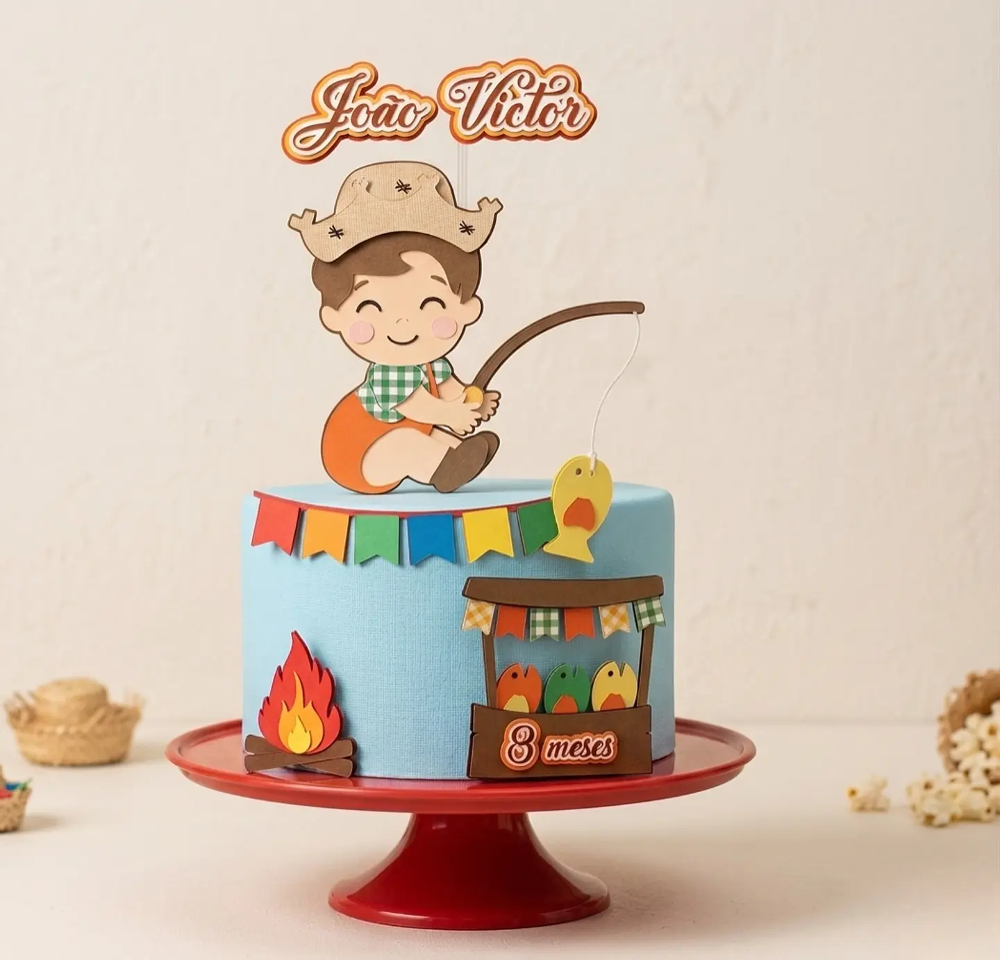 Arquivo Topo Bebê Menino Pescaria - Festa Junina  2