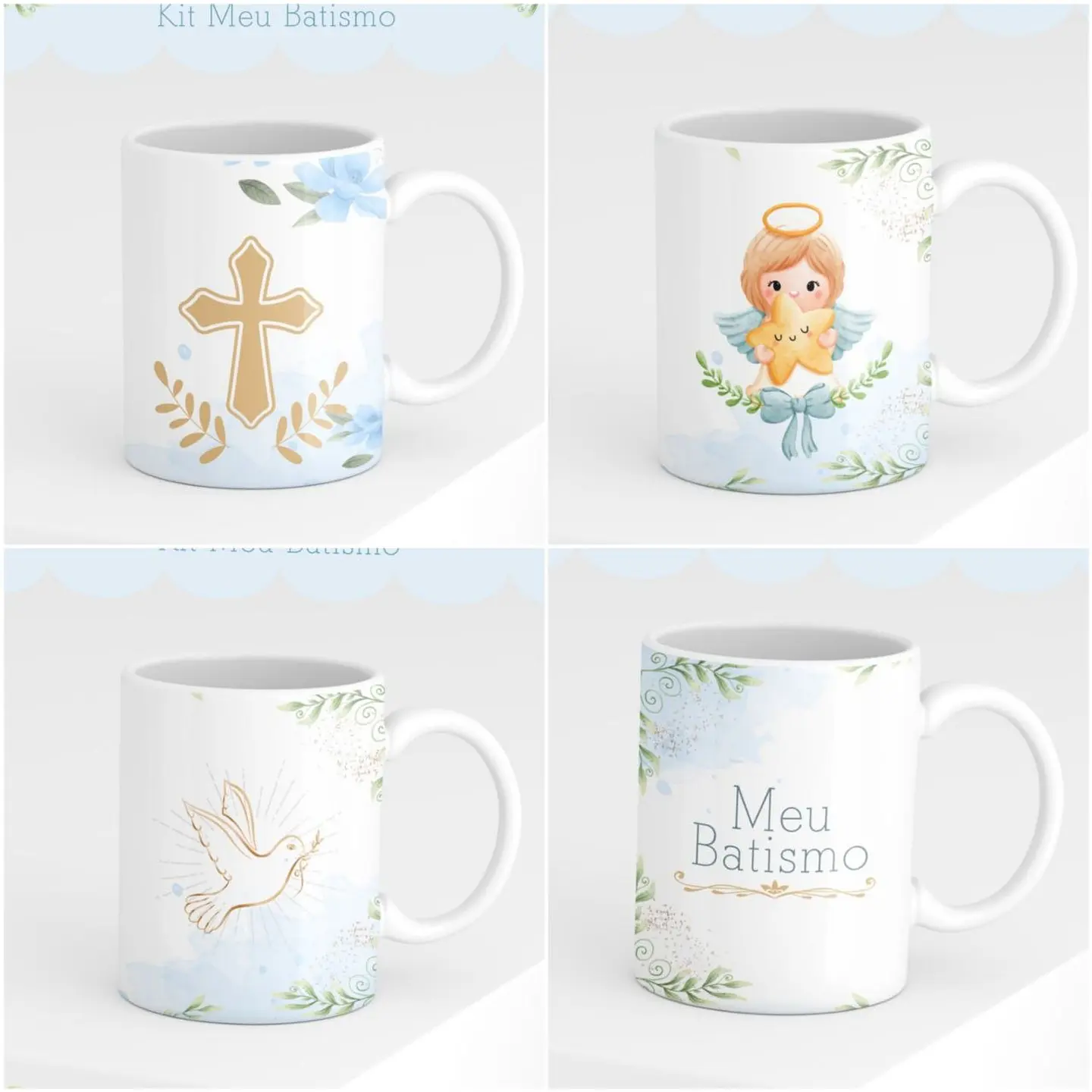Encadernação Kit Meu Batismo - Lina Criativa 2