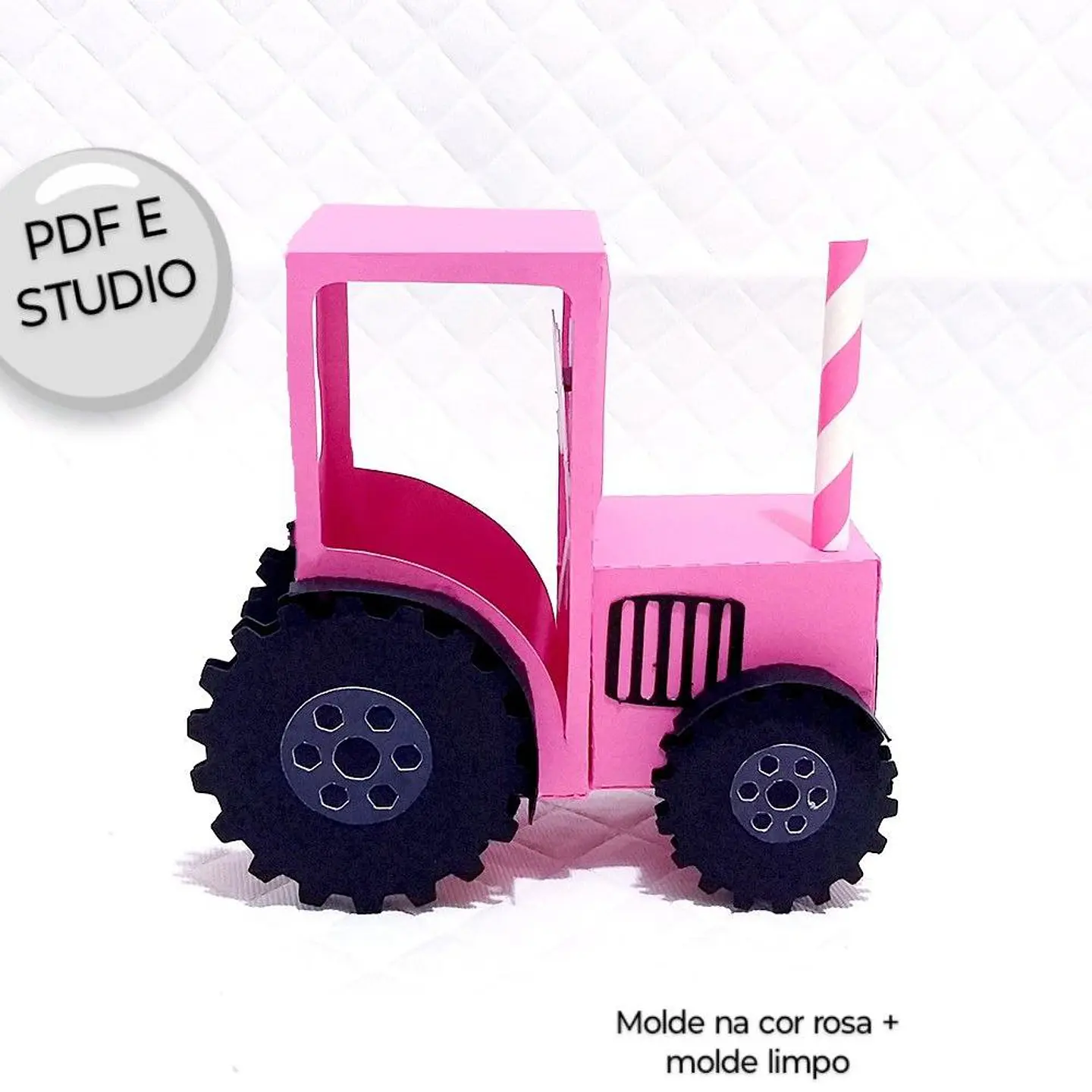 Arquivo Trator Fazendinha Rosa - pdf e Studio 3