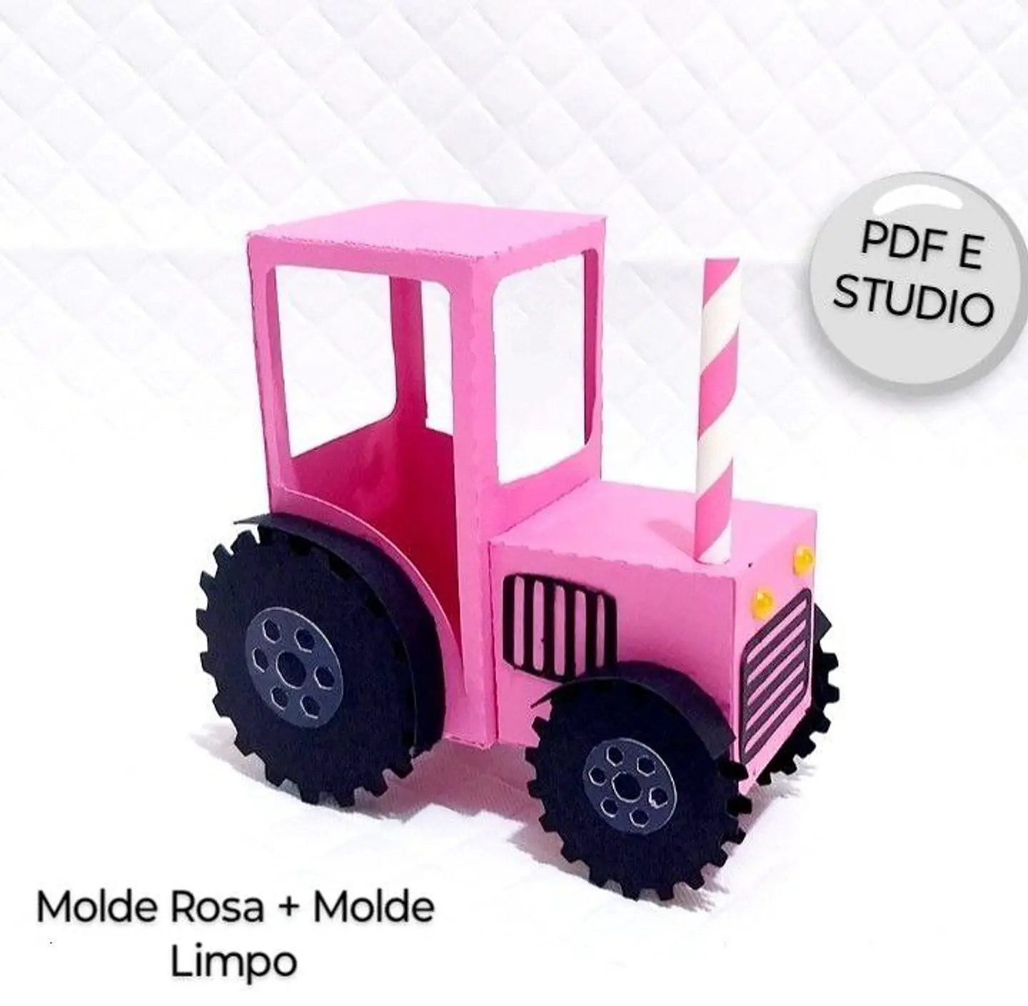 Arquivo Trator Fazendinha Rosa - pdf e Studio 1