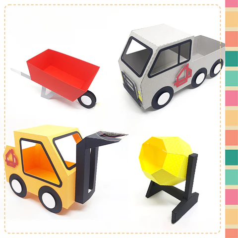 Arquivo Kit Construtor - Molde Limpo - Pdf e Studio
