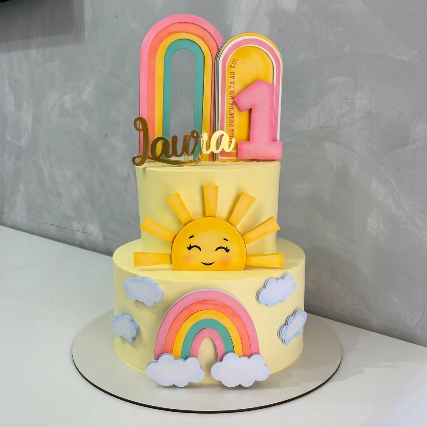 Topo Volta ao Sol Painel Cute 1