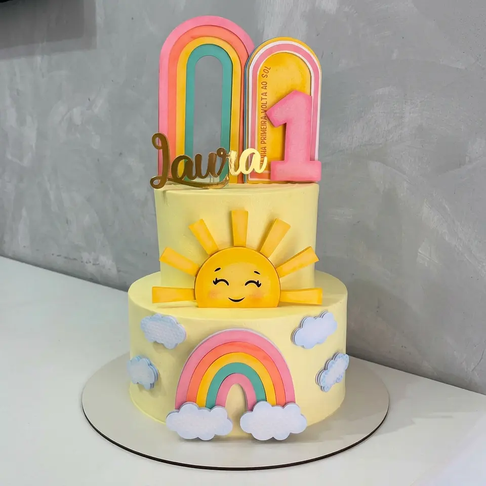 Topo Volta ao Sol Painel Cute 1
