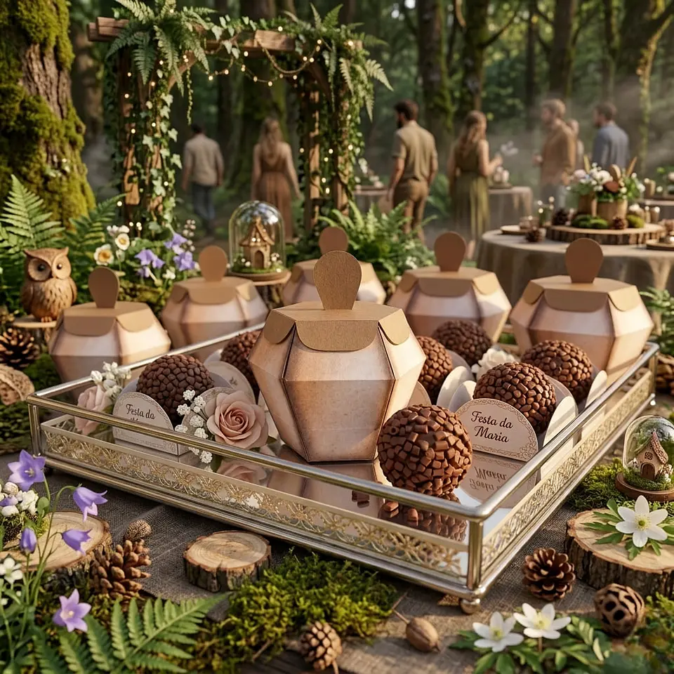 Arquivo Forminha Noz - Bosque Porta Docinho - Pdf e Studio 3
