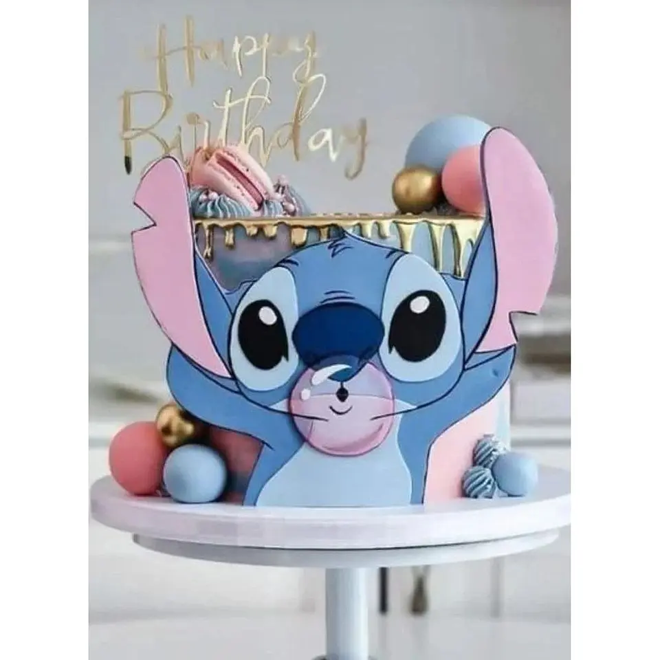 Arquivo Topo Stitch Chiclete Happy Birthday 1