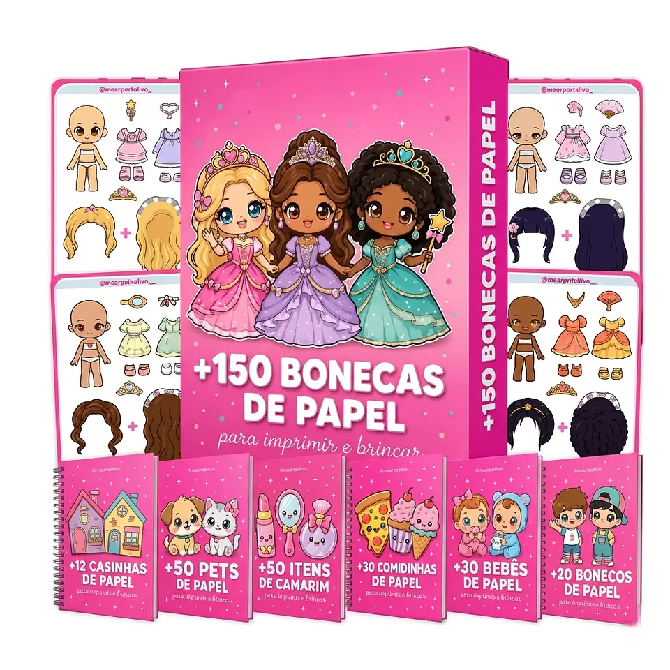 Arquivo Pack Bonecas De Papel - Pdf 1