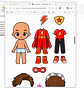 Arquivo Pack Bonecas De Papel - Pdf - Thumbnail 5