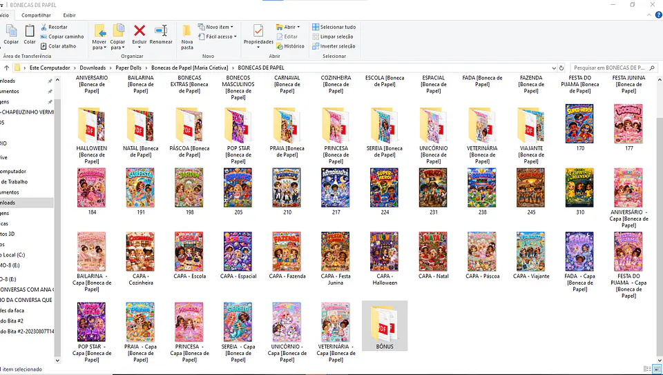 Arquivo Pack Bonecas De Papel - Pdf 10