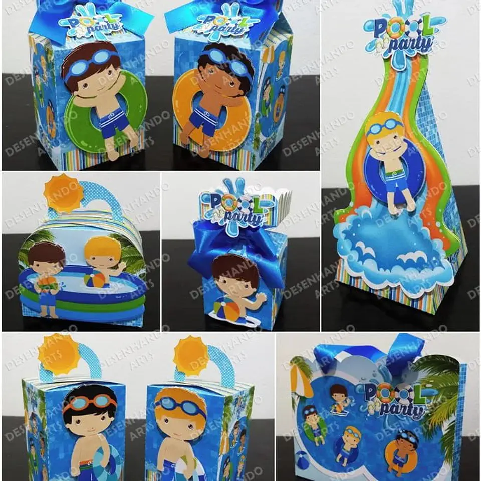Arquivo Pool Party Menino - Desenhando arts 1