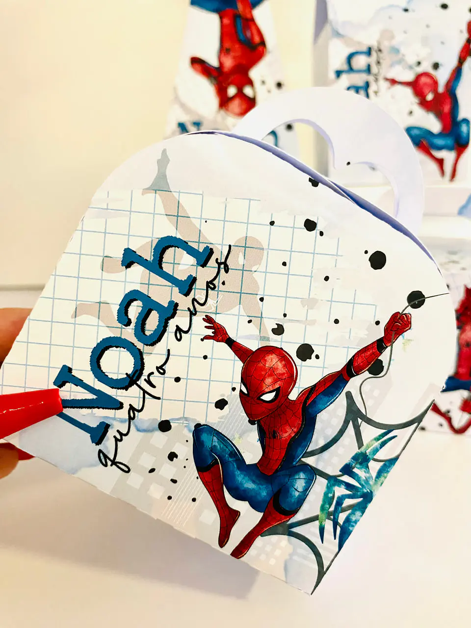 Arquivo Homem Aranha Aquarela - Pdf e Studio 4