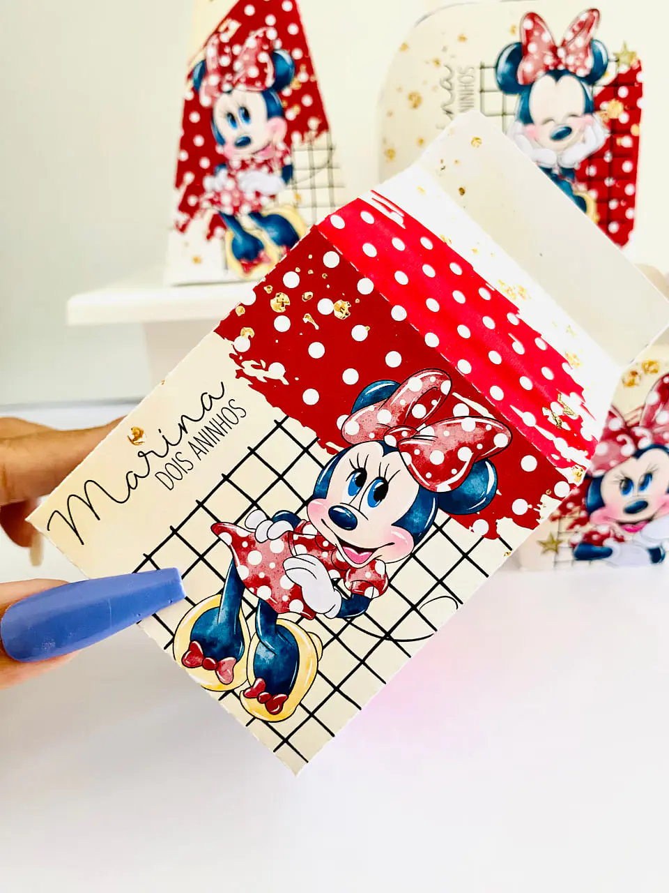 Arquivo Minnie Vermelha Aquarela - Pdf e Studio 5