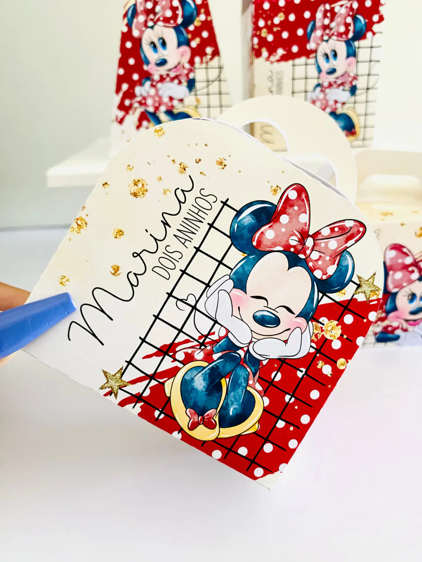 Arquivo Minnie Vermelha Aquarela - Pdf e Studio 2