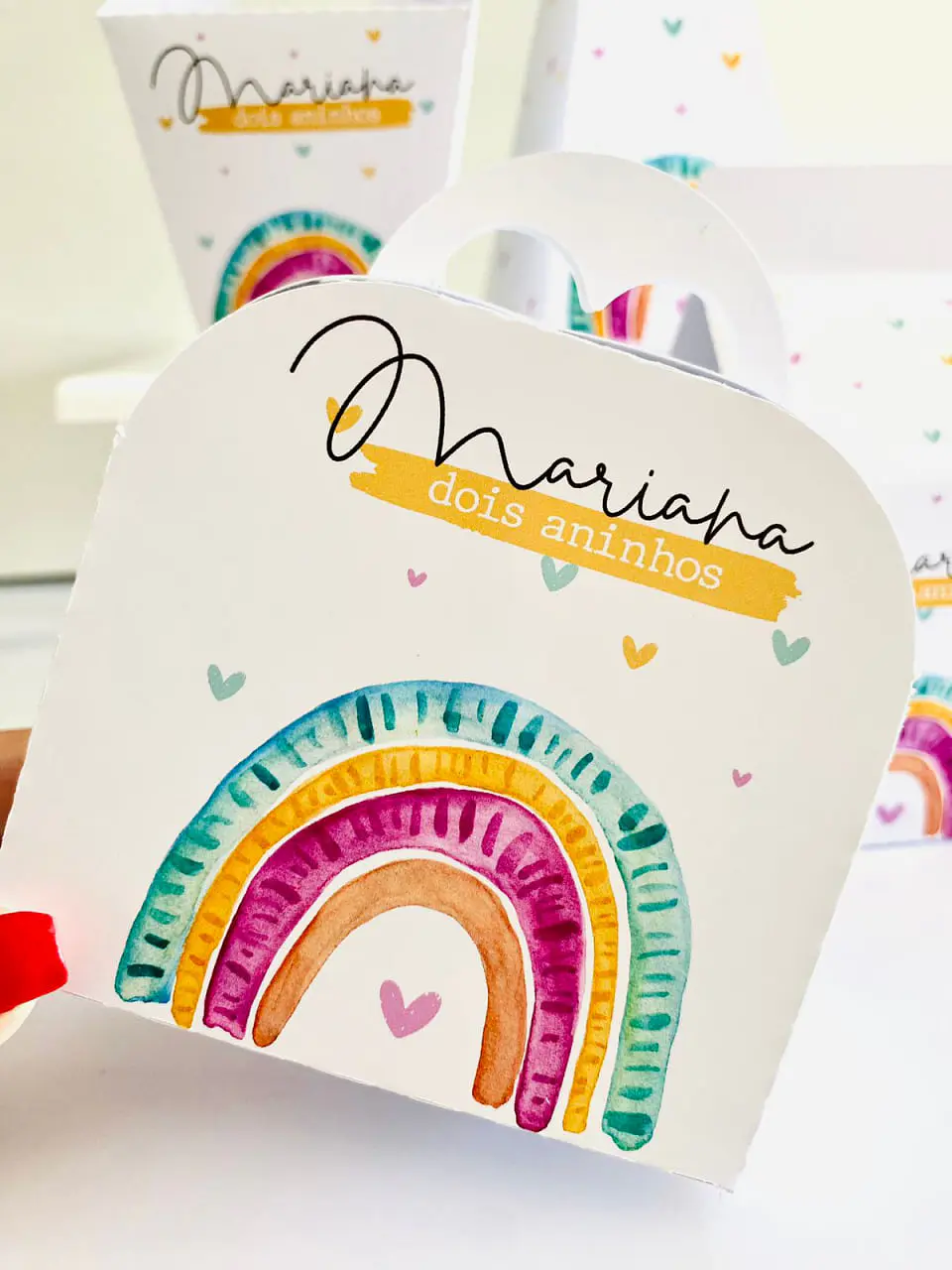 Arquivo Arco Íris Boho Aquarela - Pdf e Studio 5