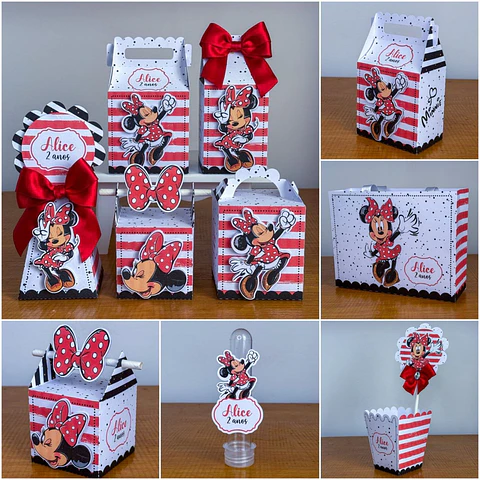 Arquivo Minnie Vermelha Listras Clássicas - Pdf e Studio