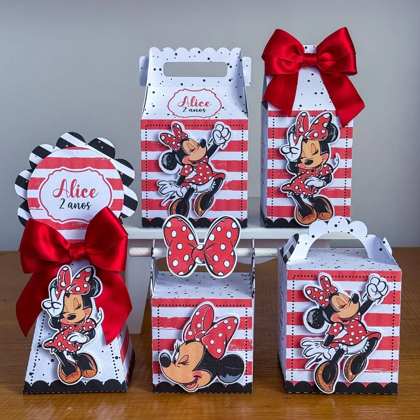 Arquivo Minnie Vermelha Listras Clássicas - Pdf e Studio 7