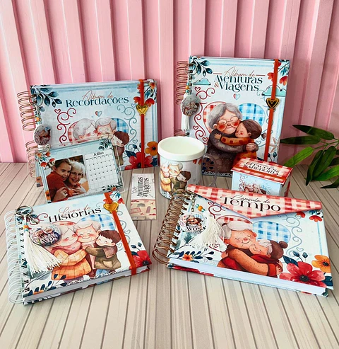 Kit Encadernação Dia Dos Avós - Lina Criativa