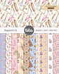 Kit Digital Doceria Da Alice Aquarela - Combo Ilustrações e Papéis - Tita - Thumbnail 6