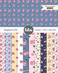Kit Digital Doceria Da Alice Aquarela - Combo Ilustrações e Papéis - Tita - Thumbnail 8