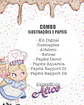 Kit Digital Doceria Da Alice Aquarela - Combo Ilustrações e Papéis - Tita - Thumbnail 3