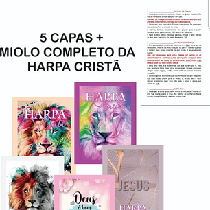 Encadernação Harpa Cristã +20kits Grátis