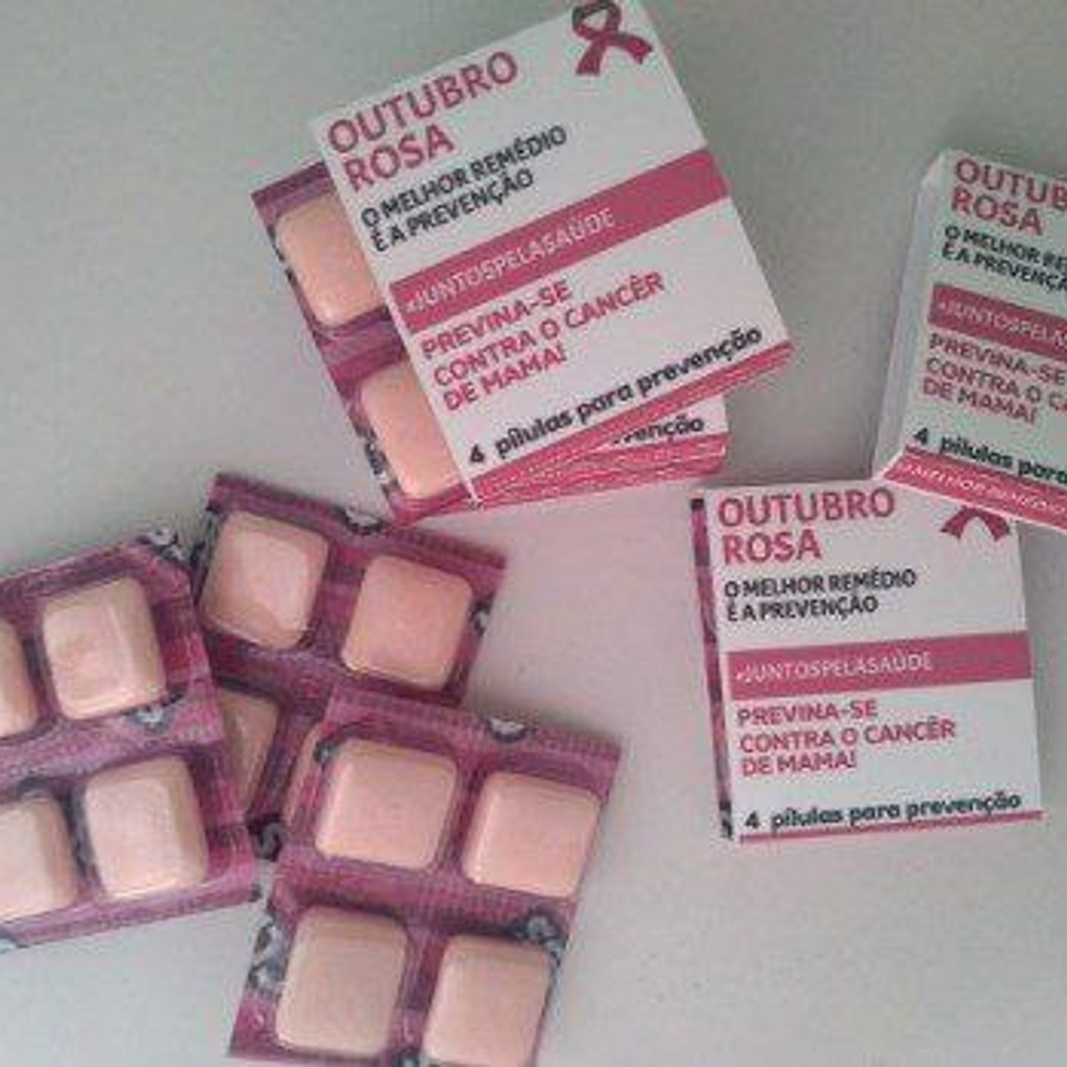 Caixinha Chiclete Outubro Rosa 3