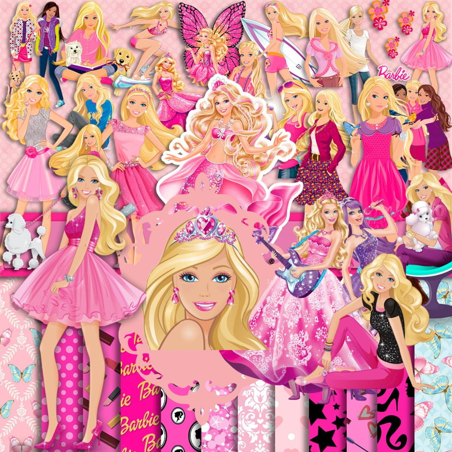 Kit Digital Barbie 1