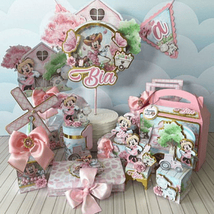 Arquivo Minnie Fazendeira Luxo Supremo - Pdf e Studio/+20kits Grátis 