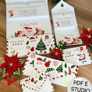 Kit Porta Kitkat e Barra de Natal - pdf e Studio/+20kits Grátis Cod:1554