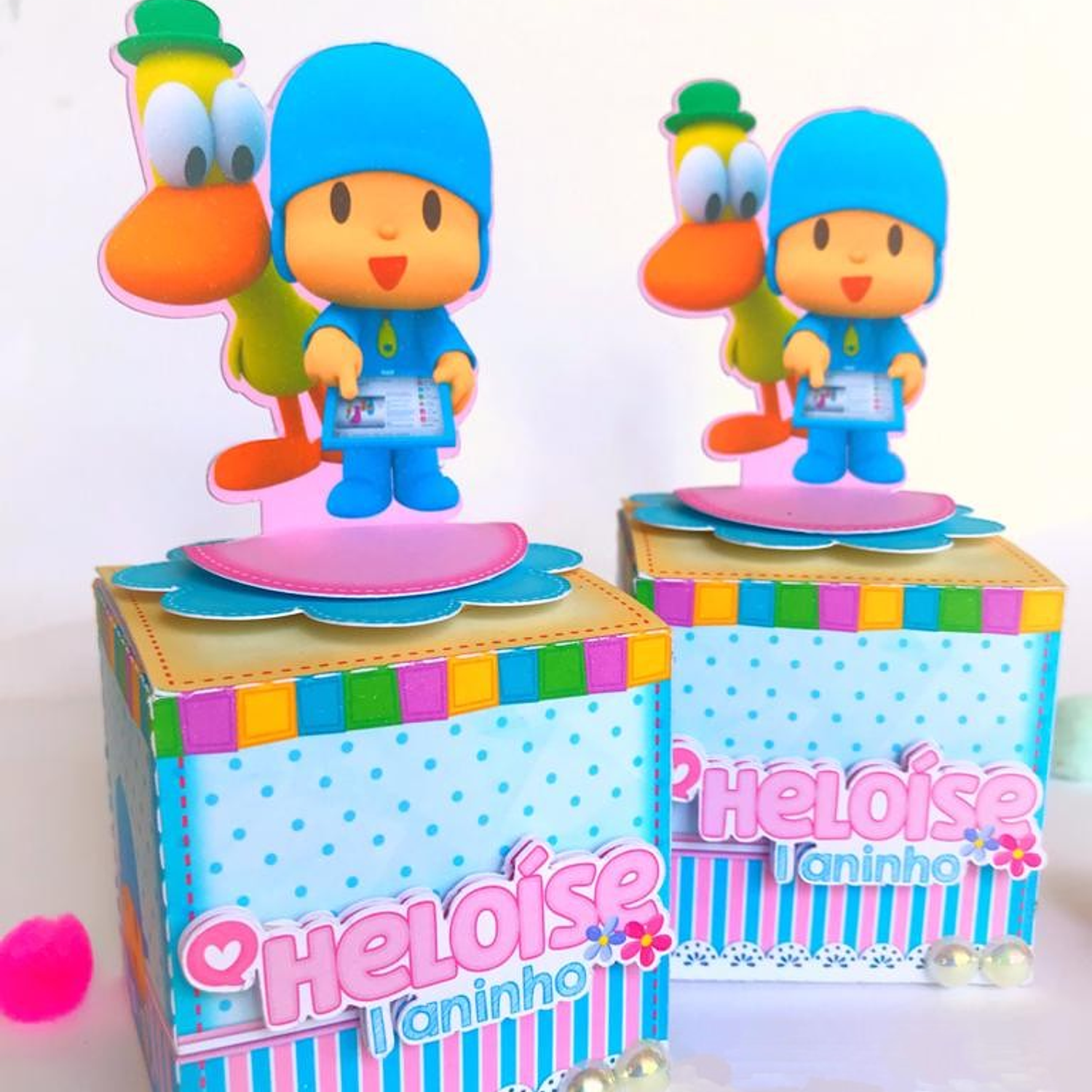 Arquivo Pocoyo Rosa +20kits Grátis  6