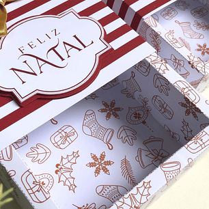 Trio Caixas de Luxo Feliz Natal 