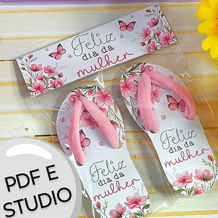 Arquivo Tag Chinelo Dia das Mulheres Rosa - Desenhitos da Jana 